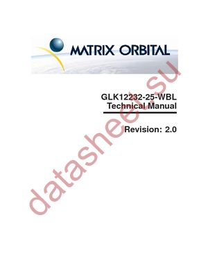GLK12232-25-WBL datasheet  